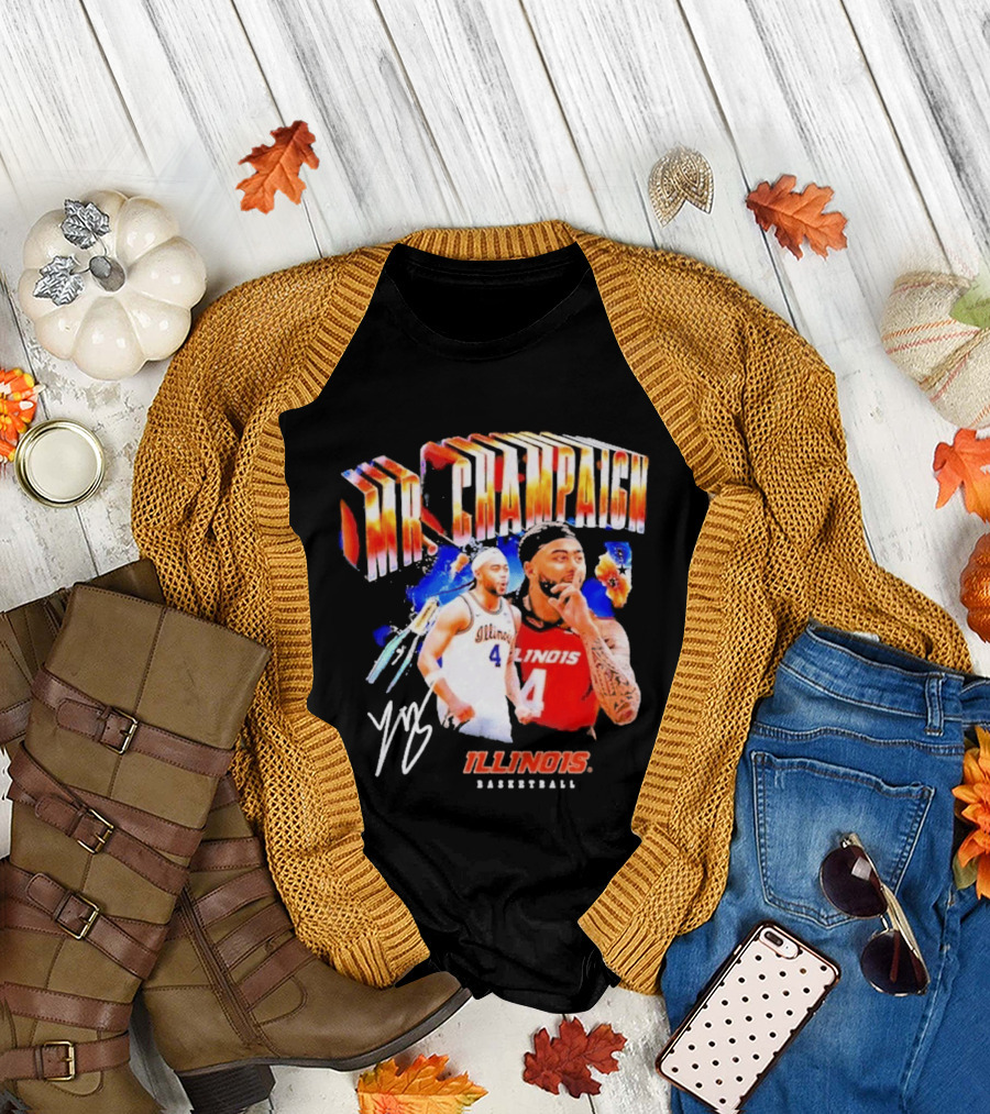Mr Champaign Kylan Boswell Illinois Basketball T-Shirt