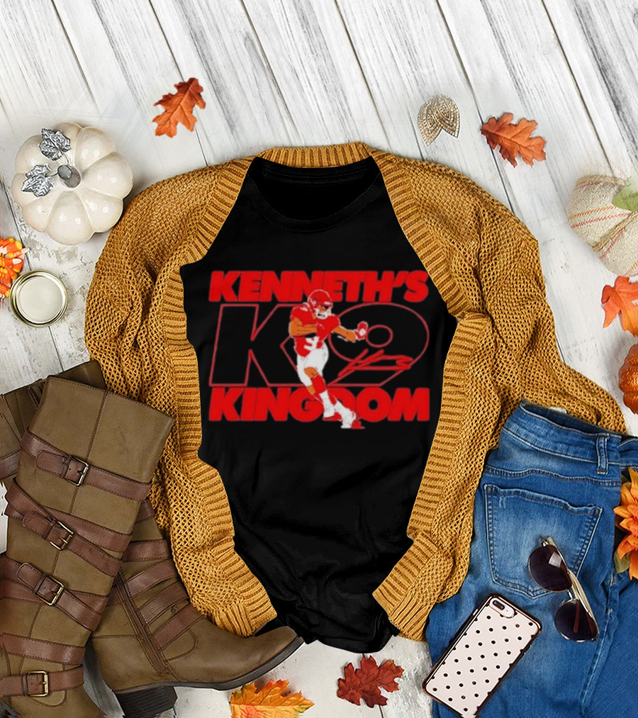 Kenneth's K9 Kingdom Kansas City Chiefs Football Player T-Shirt