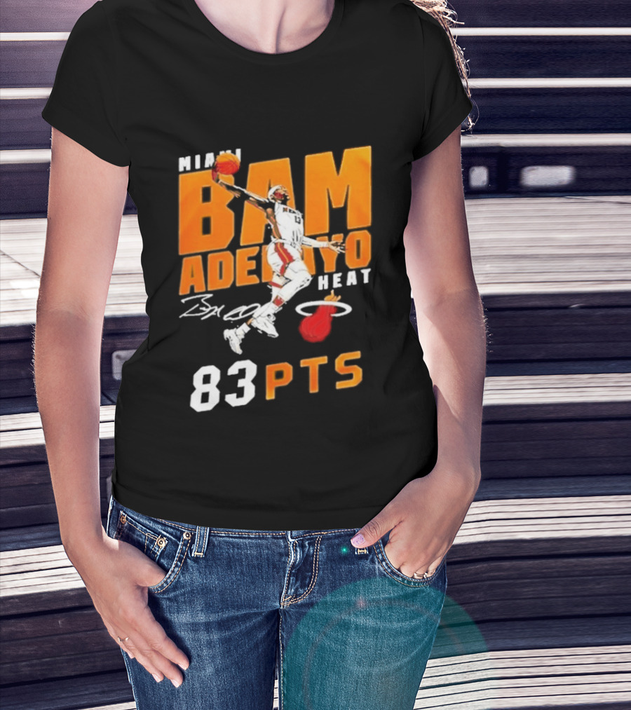 Miami Heat Bam Adebayo 83 Points Celebration T-Shirt