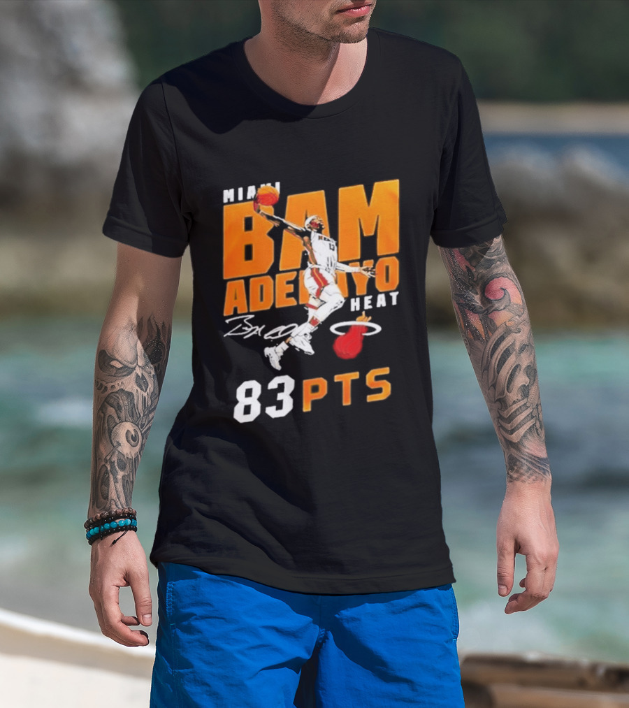 Miami Heat Bam Adebayo 83 Points Celebration T-Shirt