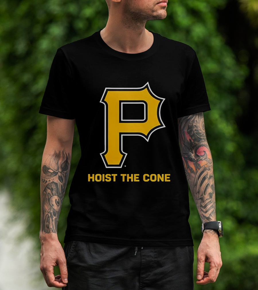 Pittsburgh P Hoist The Cone T-Shirt