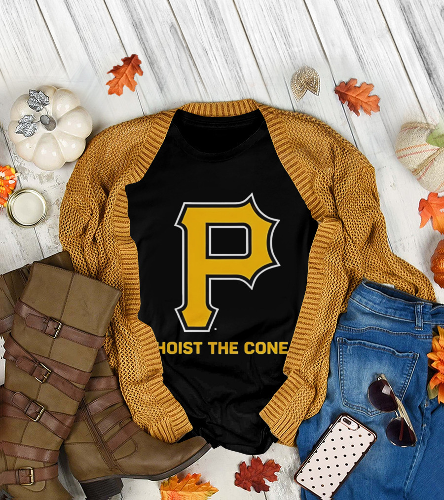Pittsburgh P Hoist The Cone T-Shirt