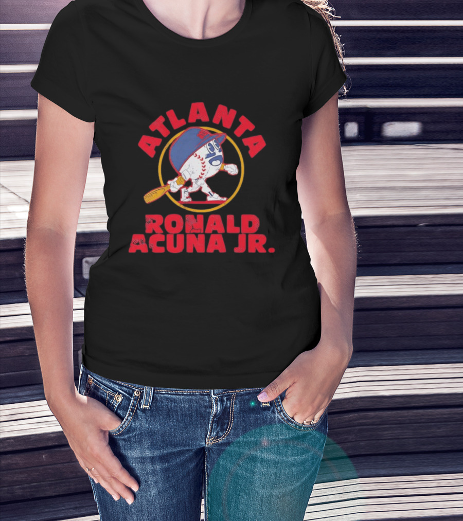 Atlanta Ronald Acuña Jr Baseball Buddy MLB Braves T-Shirt