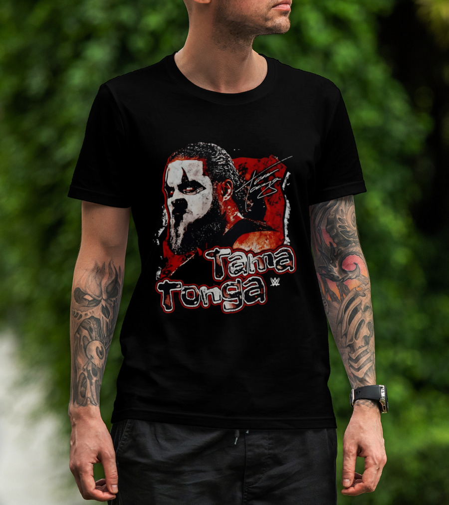Tama Tonga WWE Grunge Style Design Signature T-Shirt