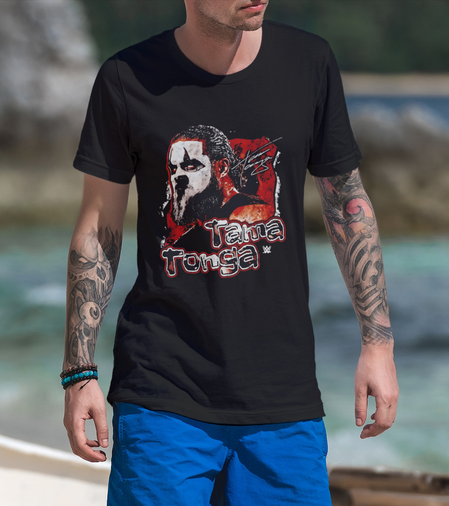 Tama Tonga WWE Grunge Style Design Signature T-Shirt