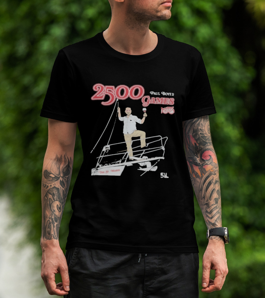 2500 Games Paul Boyer The St. Marie T-Shirt