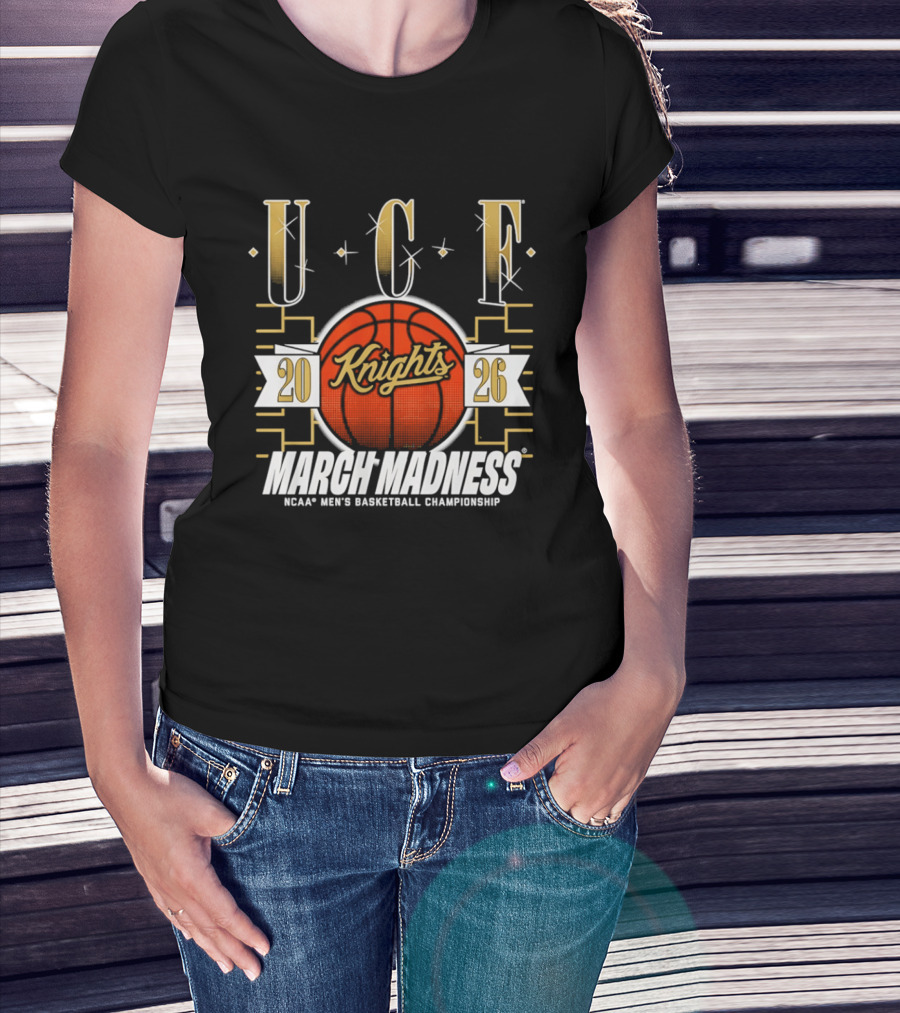 UCF Knights 2026 March Madness NCAA Men's Basketball Championship T-Shirt