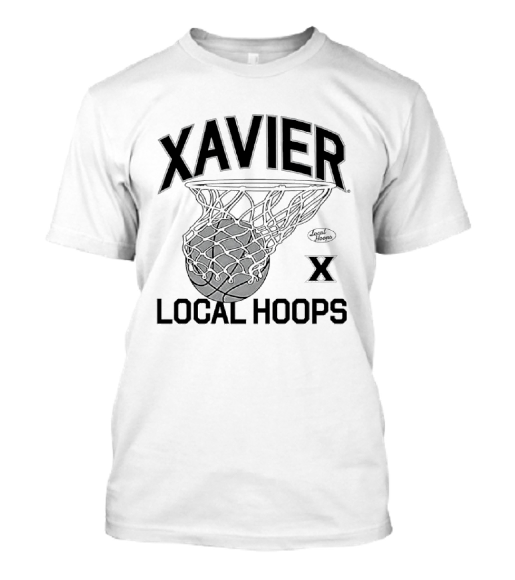 Xavier Basketball Local Hoops Team Spirit T-Shirt