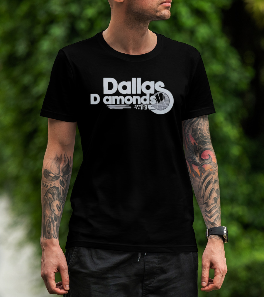 Dallas Diamonds Basketball Team WPBL 1978 T-Shirt