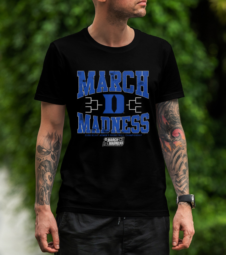 March Madness Duke Blue Devils 2026 NCAA Women's Basketball Championship T-Shirt
