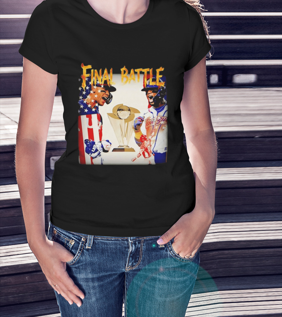 Final Battle USA Venezuela World Baseball Classic 2026 Championship Showdown T-Shirt