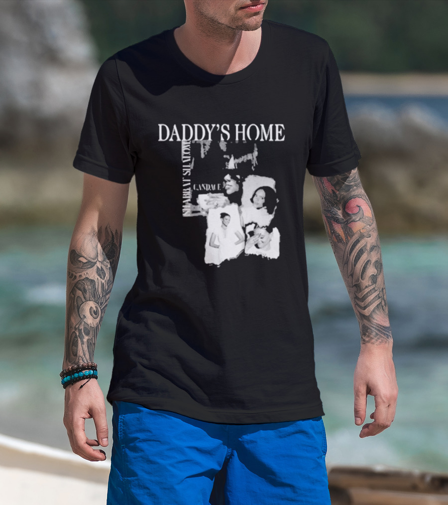 Daddy's Home Shabbat Shalom Family Moments T-Shirt