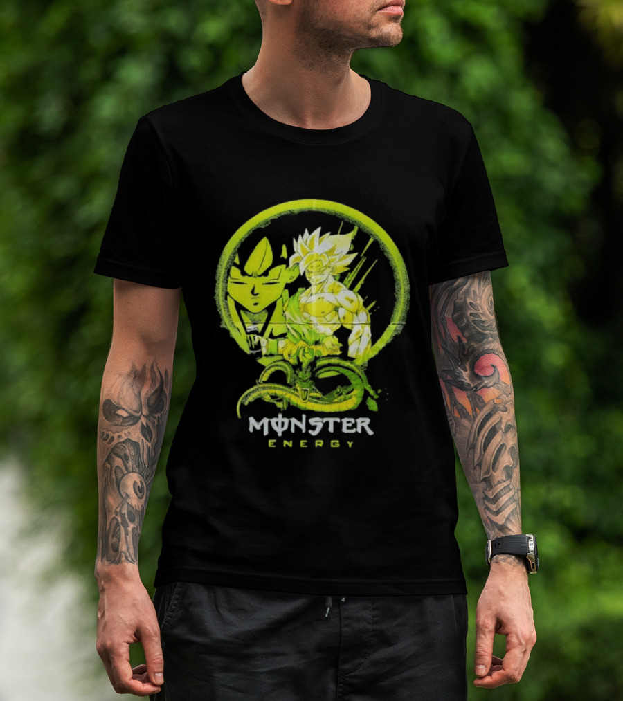 Songoku Dragon Ball Monster Energy Shenron Fusion T-Shirt