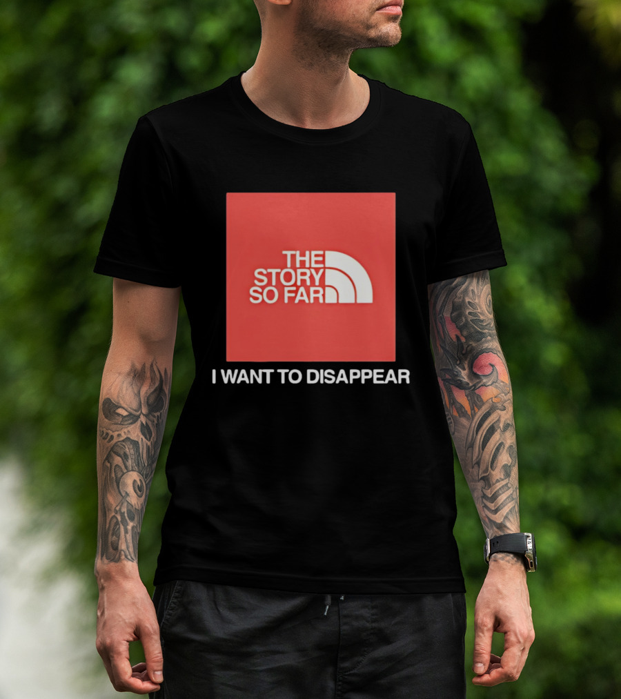 The Story So Far I Want To Disappear Red And White T-Shirt