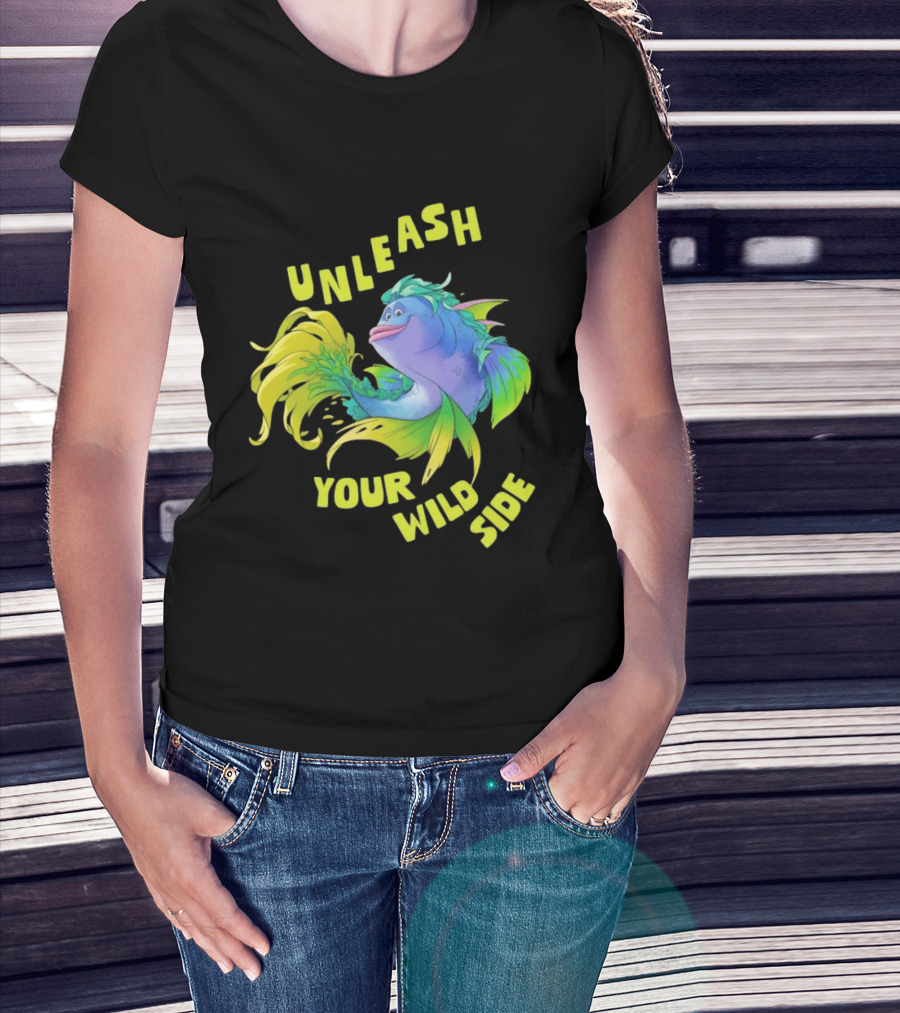 Unleash Your Wild Side Vibrant Fish Adventure T-Shirt