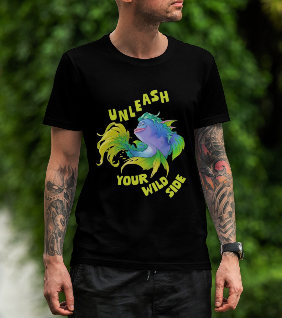 Unleash Your Wild Side Vibrant Fish Adventure T-Shirt