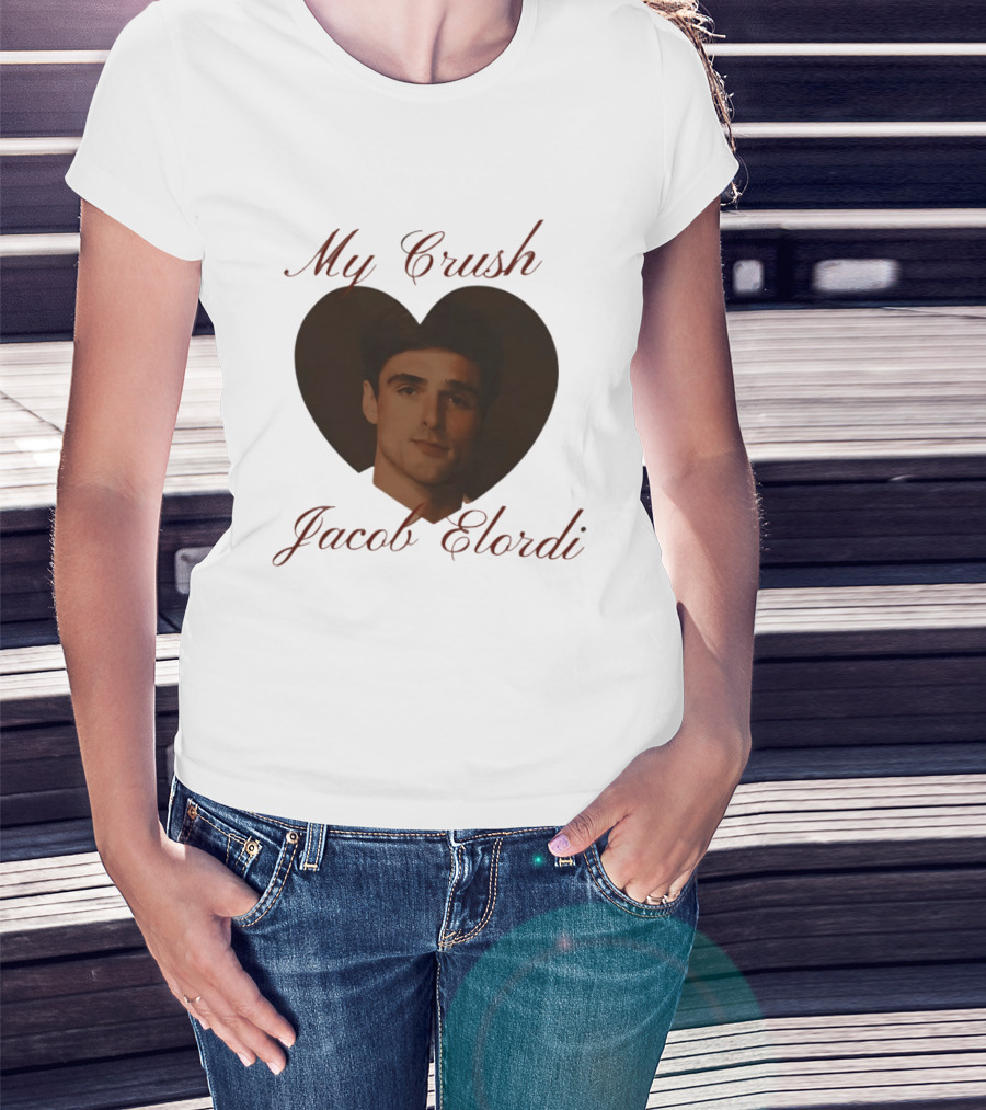 My Crush Jacob Elordi Heart T-Shirt