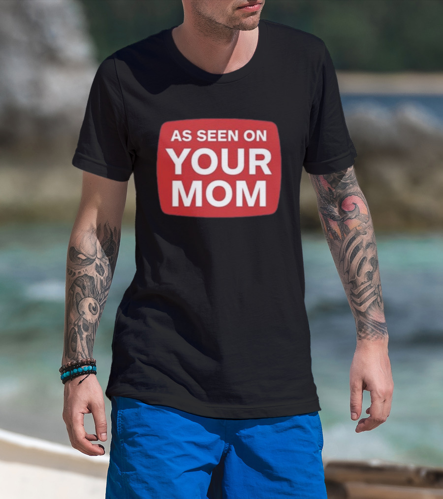 Adrianne Curry As Seen On Your Mom T-Shirt