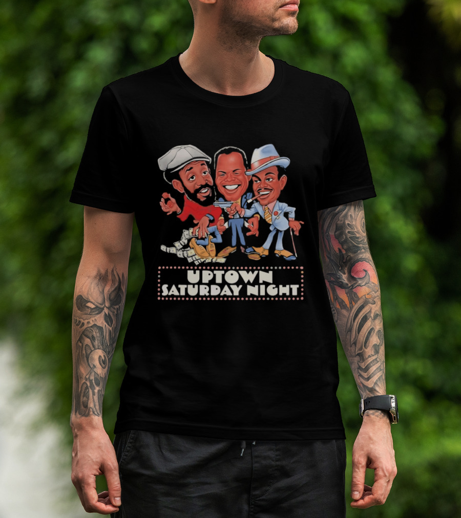 Uptown Saturday Night Caricature Preach Cochise Cooley High T-Shirt