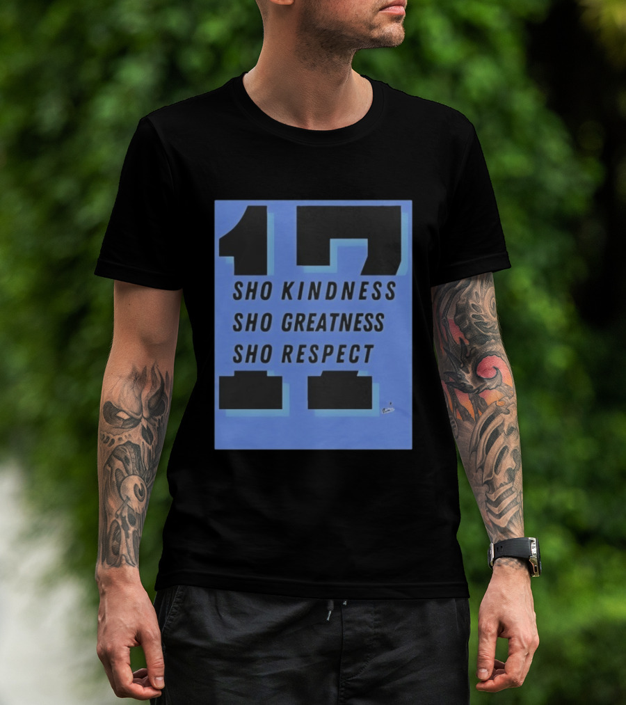 Shohei Ohtani 17 Sho Kindness Greatness Respect Dodgers T-Shirt
