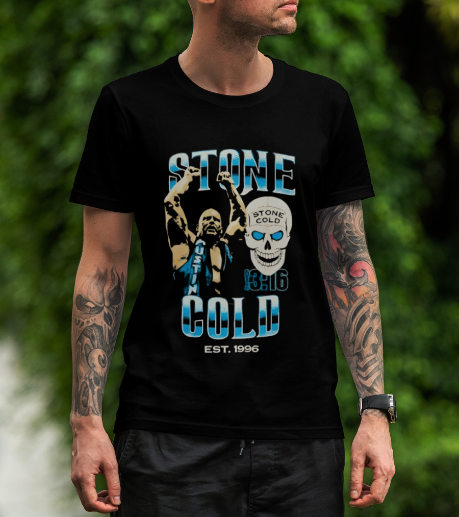 Stone Cold Steve Austin 3 16 Skull Est 1996 T-Shirt