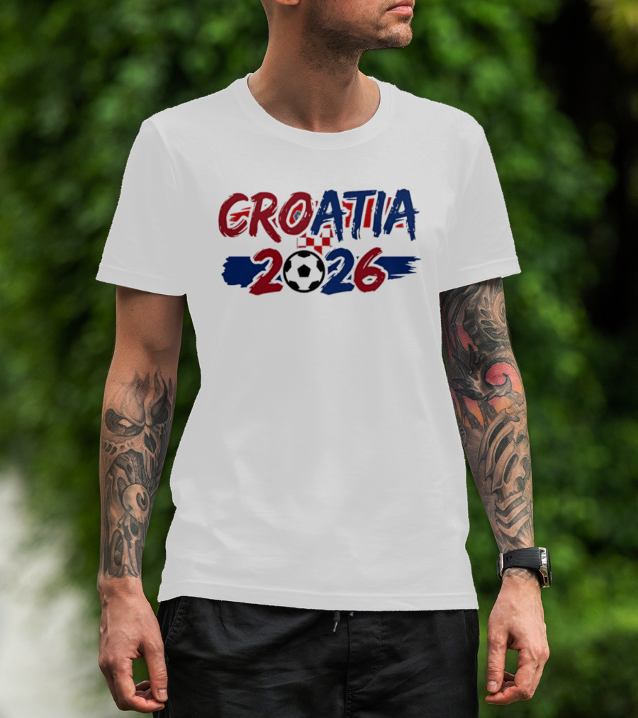 Croatia World Cup 2026 Soccer Team Fan Gear T-Shirt