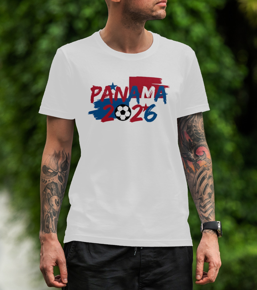 Panama 2026 Soccer Team World Cup Soccer Ball T-Shirt