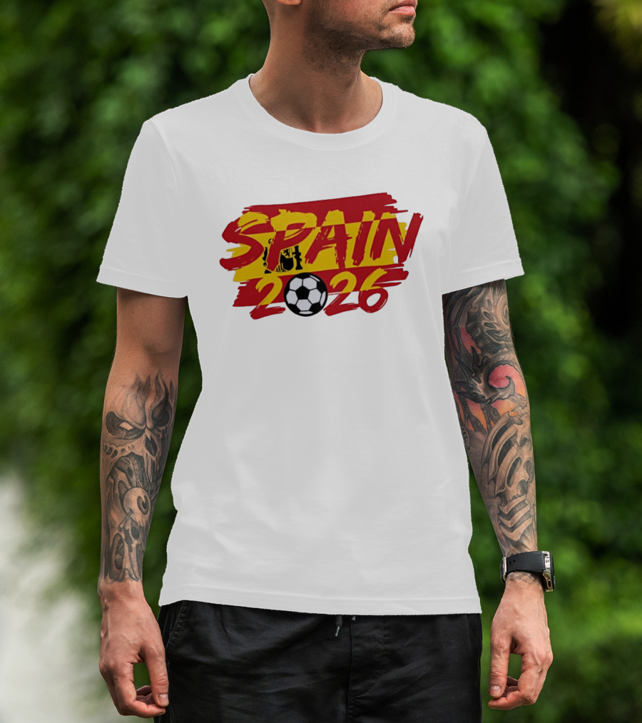 Spain 2026 World Cup Soccer Football Team T-Shirt