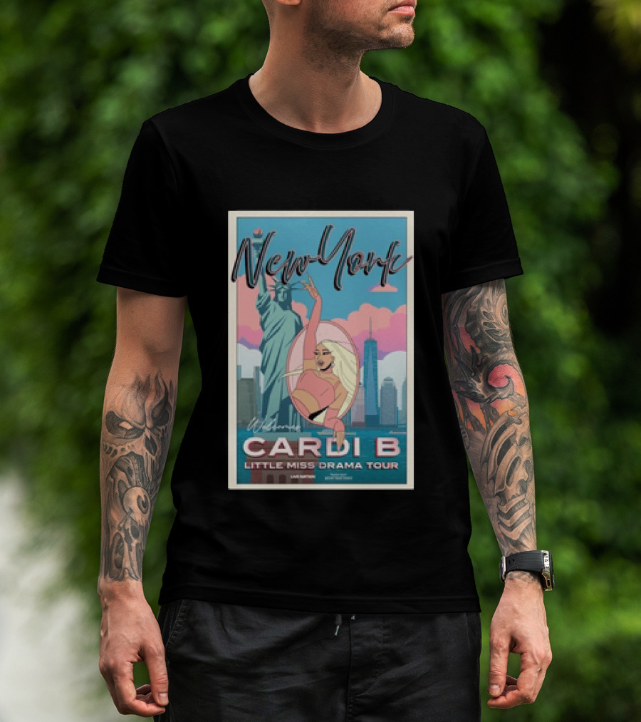 New York Cardi B Little Miss Drama Tour 2026 Madison Square Garden March 26 2026 T-Shirt