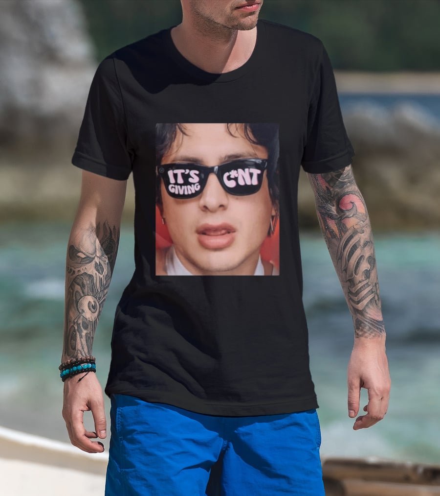 Hudson Williams It's Giving C*nt Sunglasses T-Shirt
