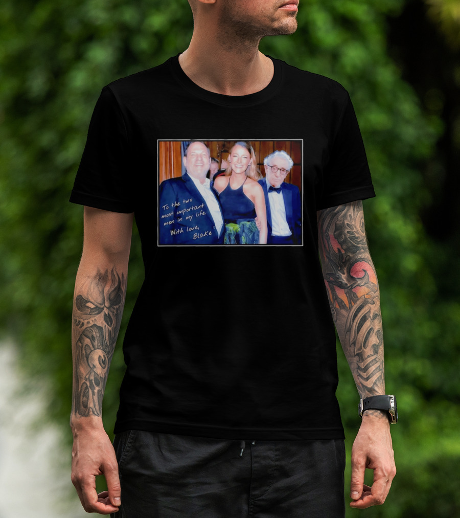 To The Two Most Important Men In My Life With Love Blake T-Shirt