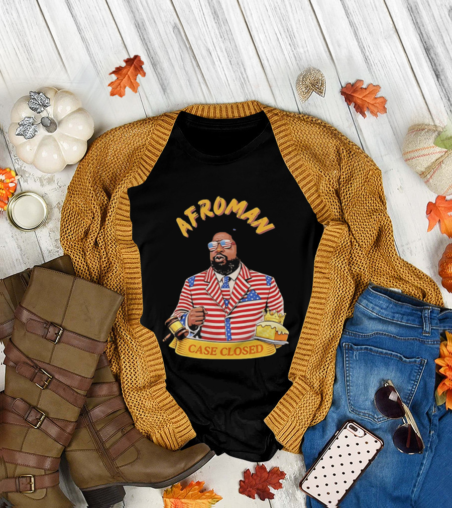 Afroman Case Closed Patriotic Suit Lemon Pound Cake Free Speech T-Shirt