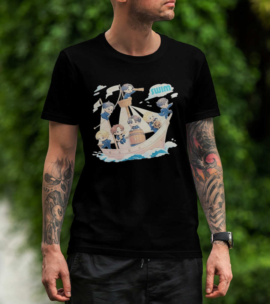 BTS Arirang World Tour Swim Track Sailboat Adventure T-Shirt