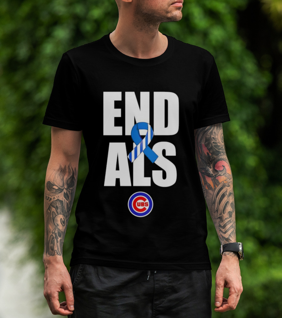 Chicago Cubs End ALS Awareness Support 2026 T-Shirt