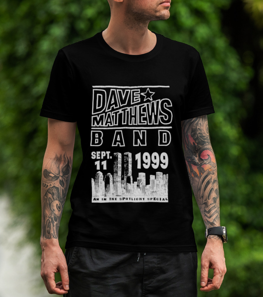Dave Matthews Band Sept 11 1999 An In The Spotlight Special T-Shirt