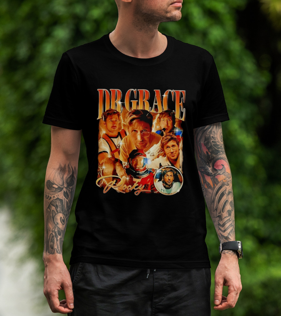 Dr Grace Rocky Ryan Gosling Space Adventure T-Shirt