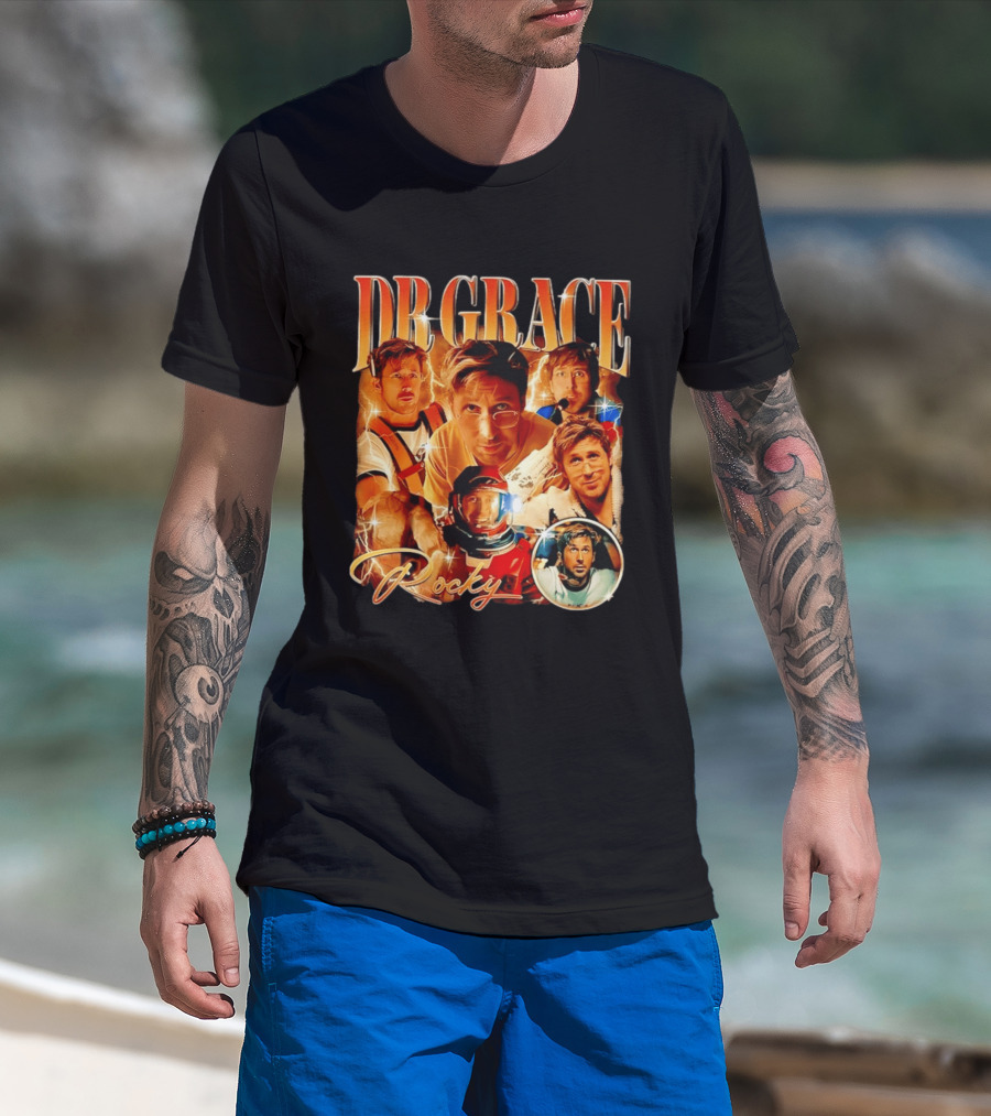 Dr Grace Rocky Ryan Gosling Space Adventure T-Shirt