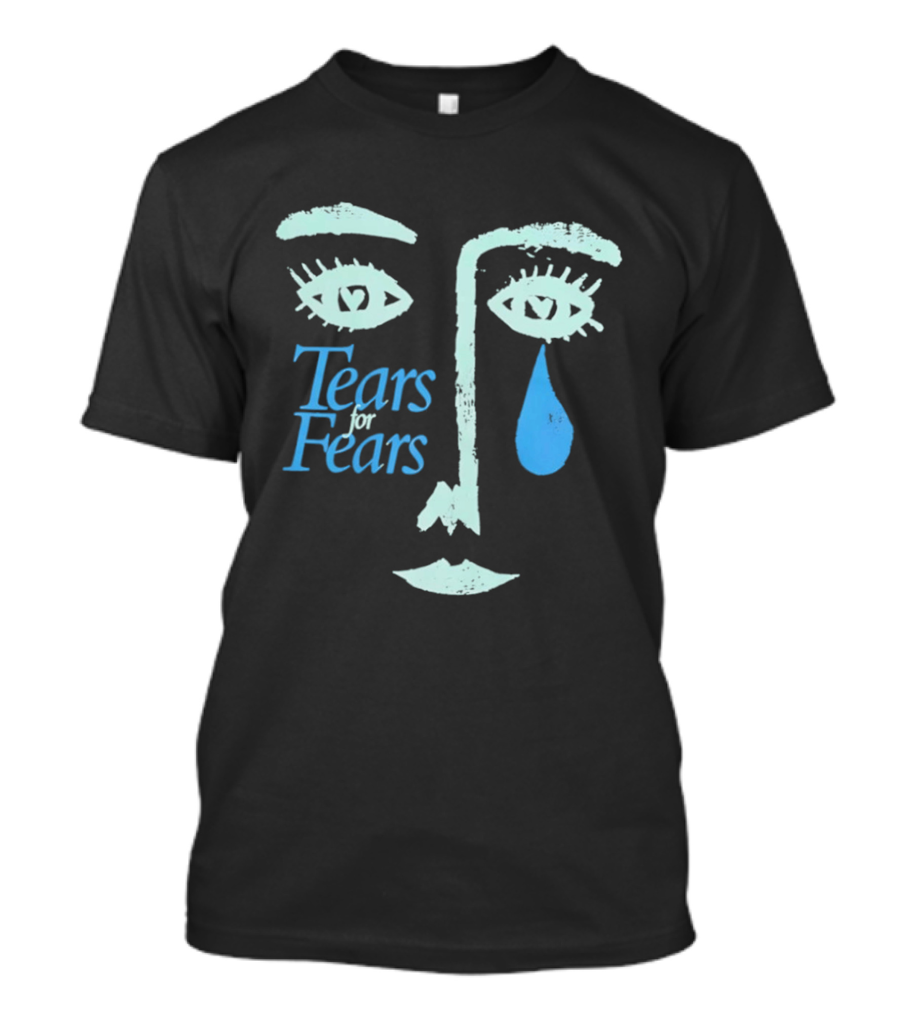 Tears For Fears 1989 Album Face Eyes And Teardrop T-Shirt
