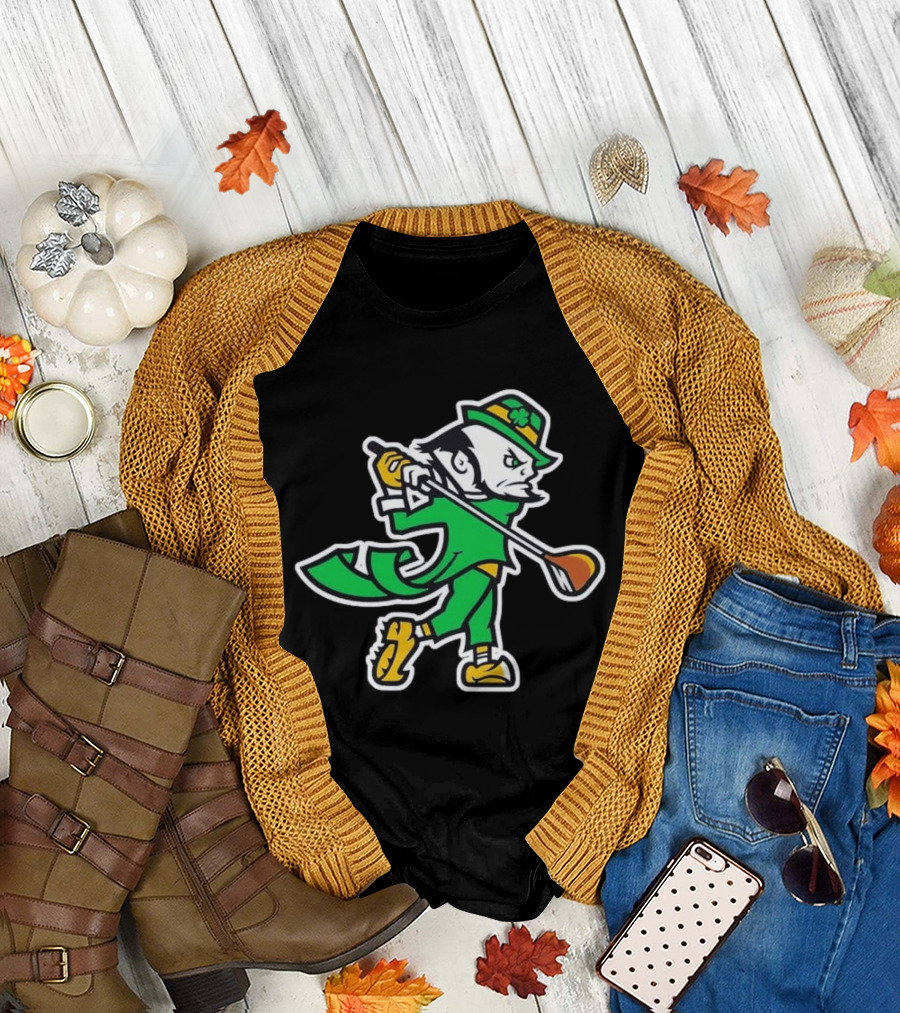 Notre Dame Fighting Irish Golf Leprechaun 2026 T-Shirt