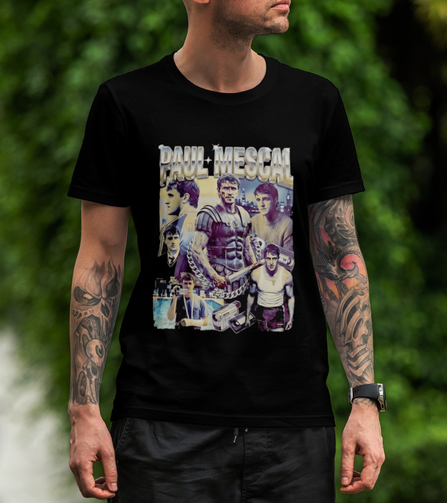 Paul Mescal Gladiator Aftersun Actor Film T-Shirt