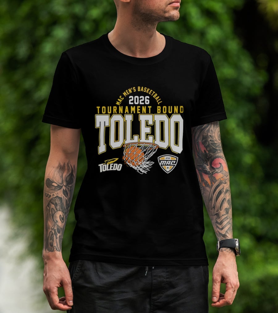 Toledo Rockets 2026 MAC Men's Basketball Tournament Bound T-Shirt