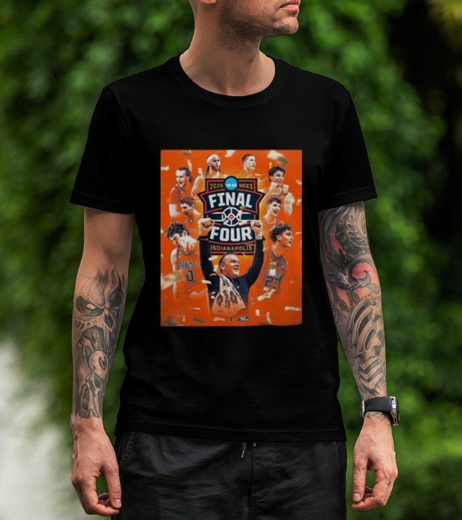 Illinois Fighting Illini 2026 Final Four Indianapolis Celebration T-Shirt