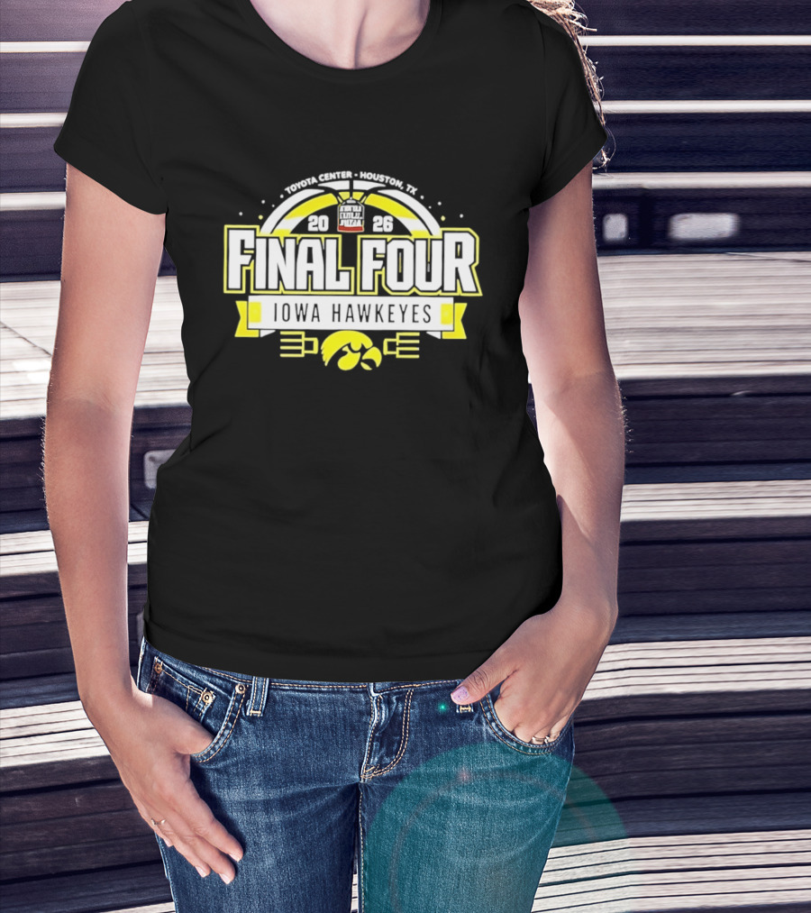 Iowa Hawkeyes NCAA Basketball Final Four 2026 March Madness Arch Madness T-Shirt