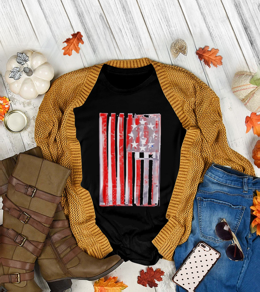 Rottweiler American Flag Independence Dog Lovers Patriotic USA T-Shirt