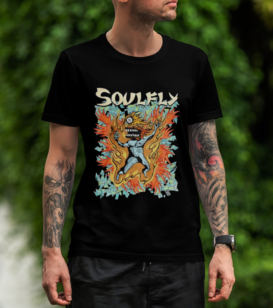 Soufly Gor Gor Strikes Back Tour 2026 Storm The Gates Fire Figure T-Shirt