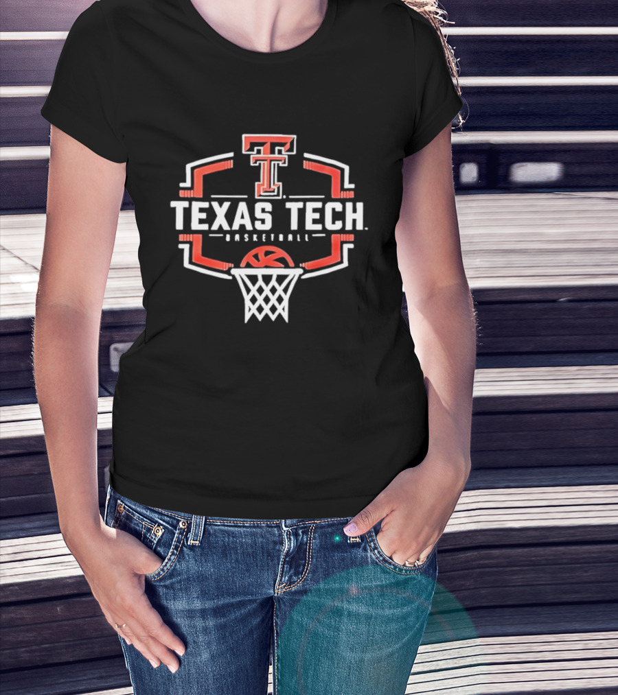 Texas Tech Red Raiders Basketball Hoop Buzzer Beater T-Shirt