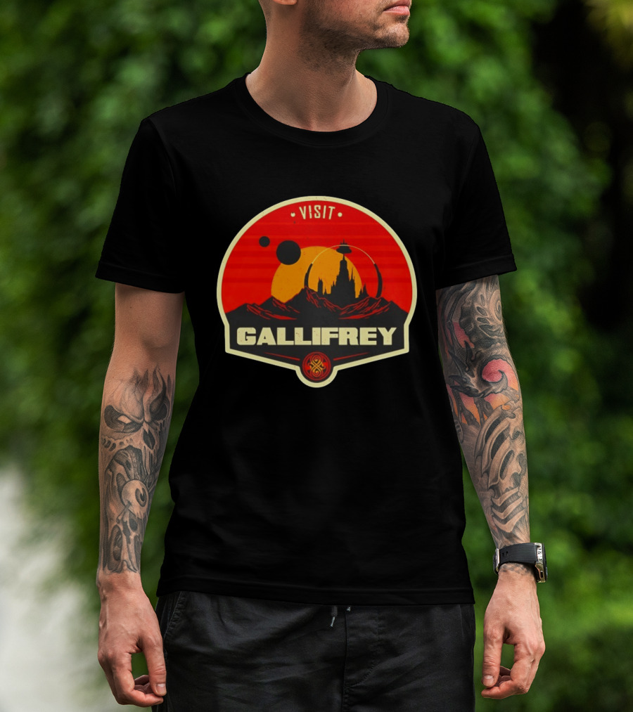 Visit Gallifrey Chrono Citadel Sci Fi World T-Shirt
