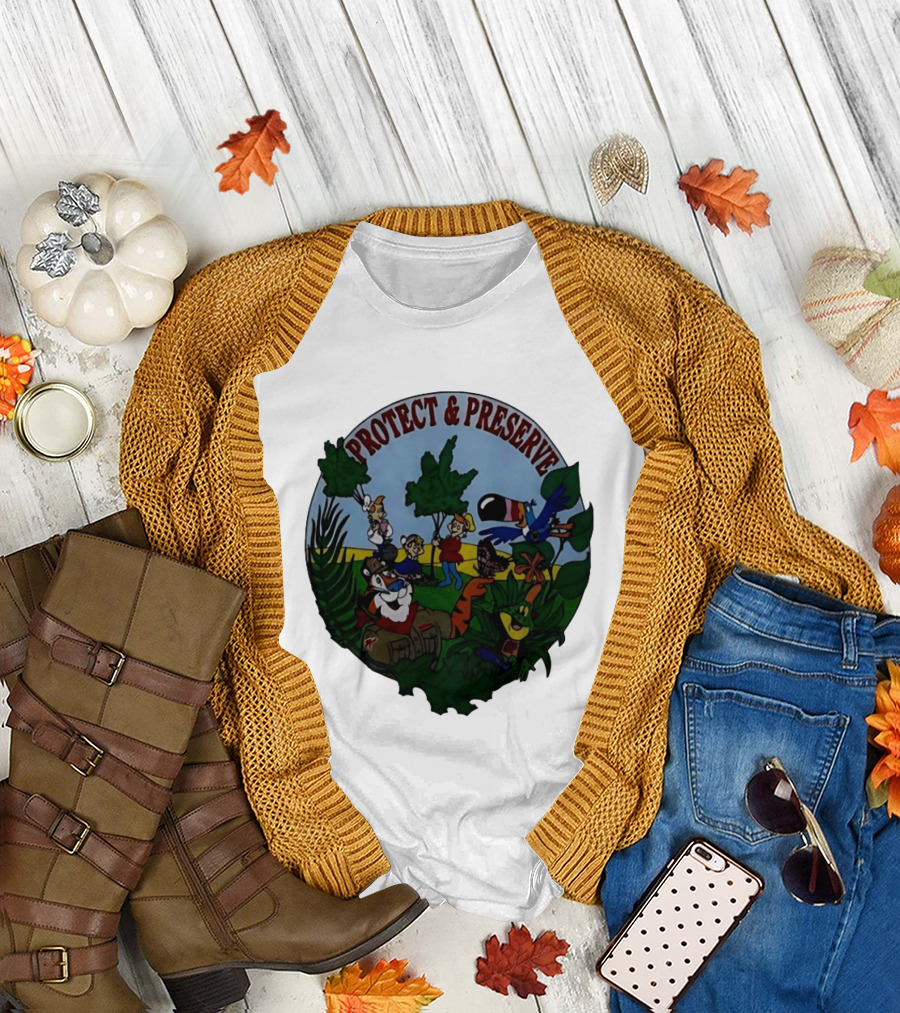 1993 Kelloggs Tony the Tiger Protect Preserve Environmentalist Kids Nature T-Shirt