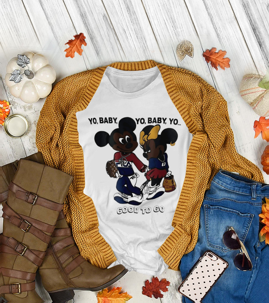 Yo Baby Yo Mickey Minnie Good to Go Fashion T-Shirt