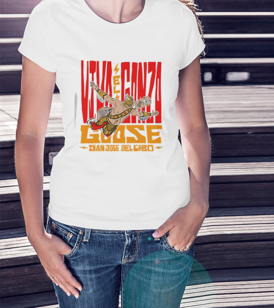 Viva El Gonzo Goose El Gonzo Fantástico Wrestling Skateboarding Fusion T-Shirt